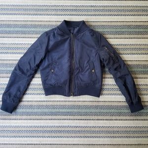 Romeo + Juliet Couture navy bomber jacket